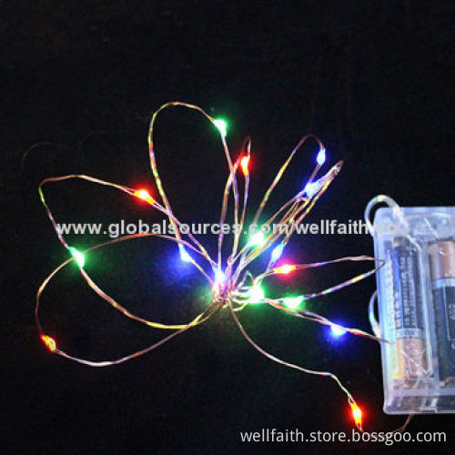 Outdoor LED Decorative String Light with Sun Flower Shape and Colorful Flashing